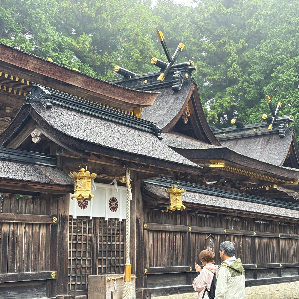 伊勢神宮での献香式と熊野古道