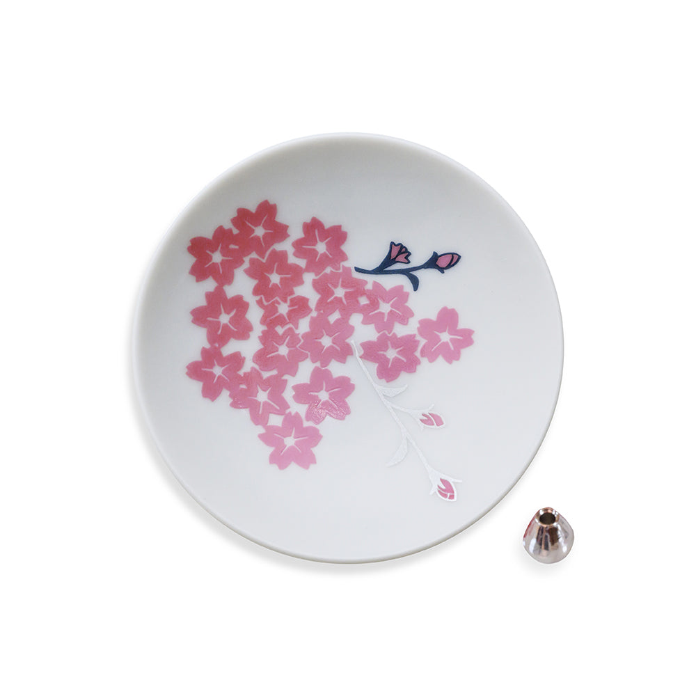 風姿香伝　香皿　桜(正面)