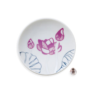 風姿香伝　香皿　蓮(正面)