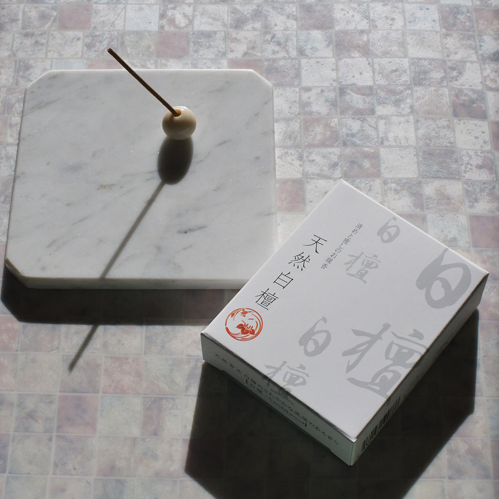 天然香木のお線香白檀ショートサイズ(使用イメージ)