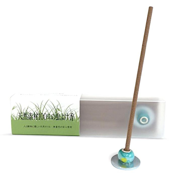 Natural Insect Repellent Incense Stick & Holder