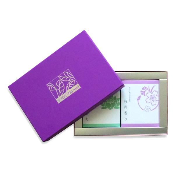 Incense Stick Gift Box / Short (Lotus and Cherry)