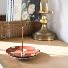 吉野瞬　丸皿　作家もの 水玉香皿【吉野瞬×YOUYOUANG】 - youyouang