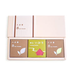 「八分香 ホワイトセージ&カモミール」と「香立いおり フルール・ド・リス」【セット】