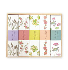 天然精油のお線香進物桐箱