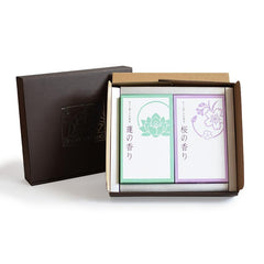 祈りと癒しのお線香 大バラ・ギフトセット（蓮・桜）