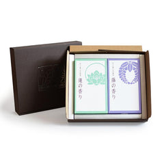 祈りと癒しのお線香 大バラ・ギフトセット（蓮・藤）