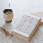 天然香木のお線香　白檀・沈香・香炉灰のセット（桐箱入進物）